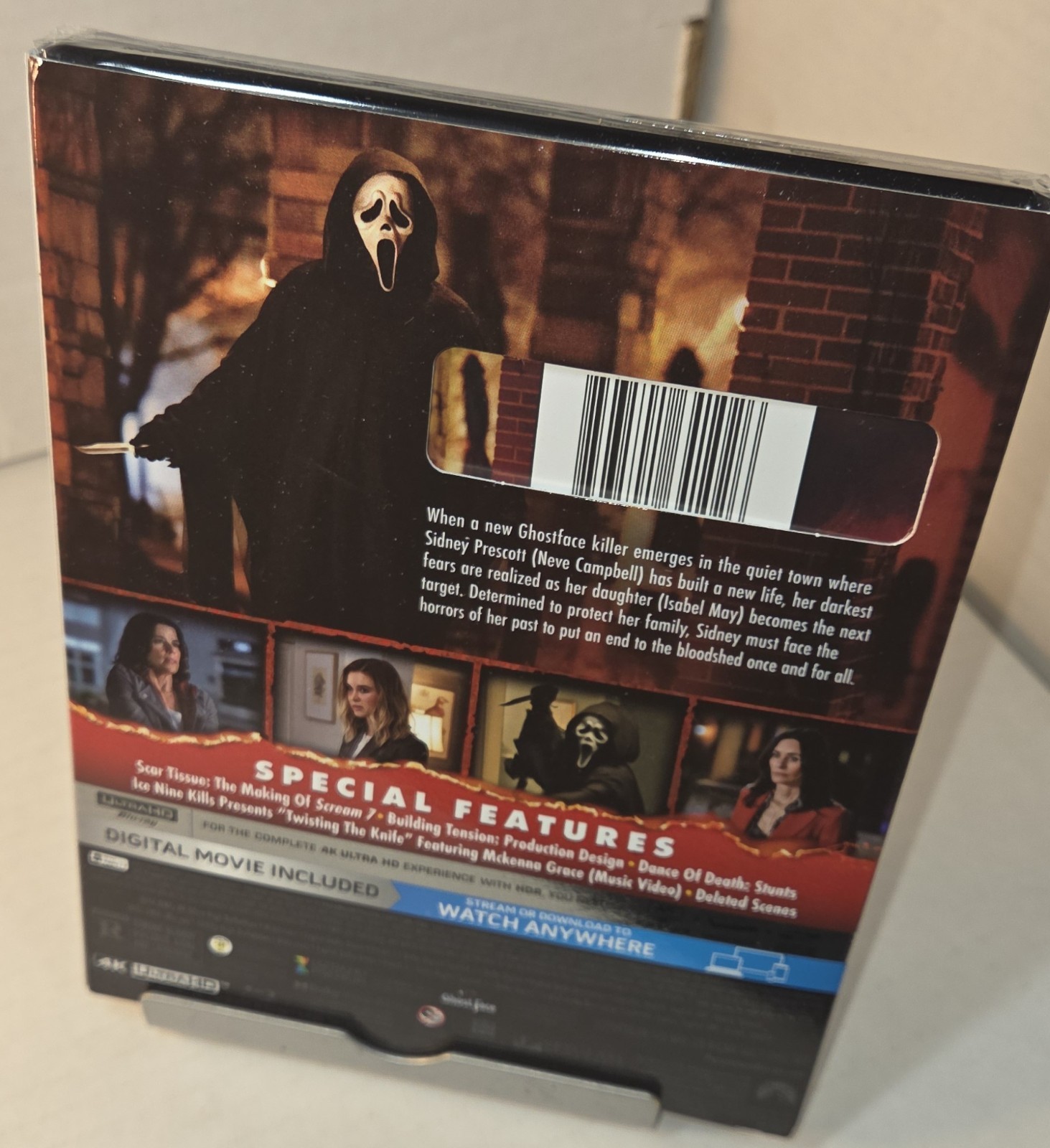Scream 7 (4K/Blu-ray)Collector Slipcover-NEW (Sealed)-Box Shipping with Tracking