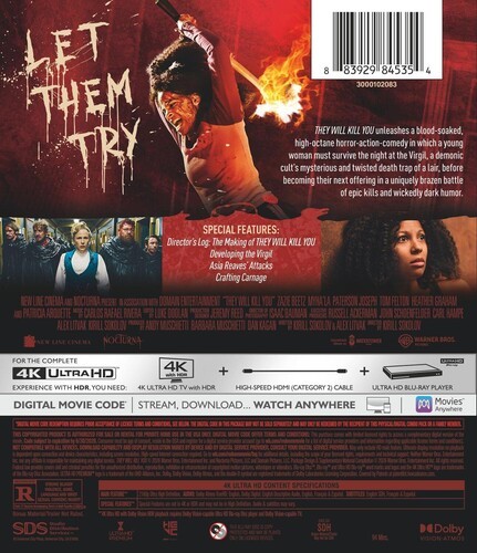 They Will Kill You [Used Very Good 4K UHD Blu-ray] Digital Copy