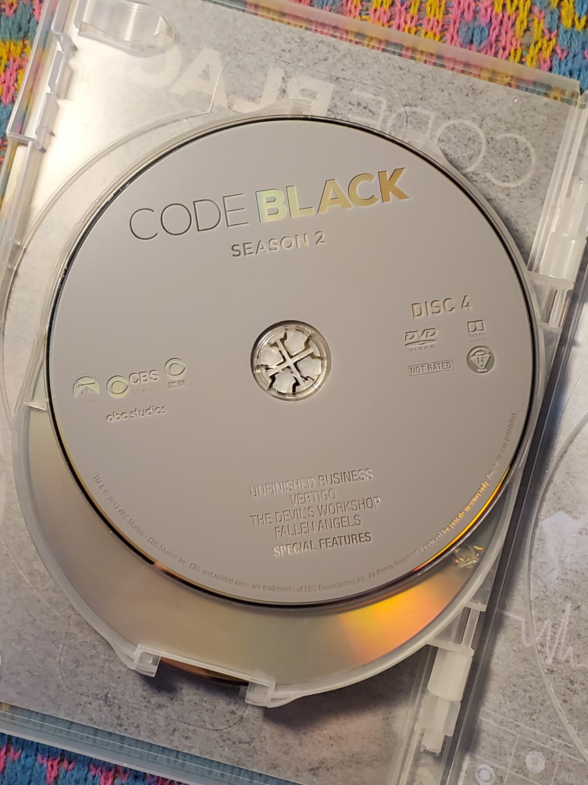 Code Black: Season 2 (DVD, 2016) 4-Disc Set CBS Medical Drama Seres TV Show Two