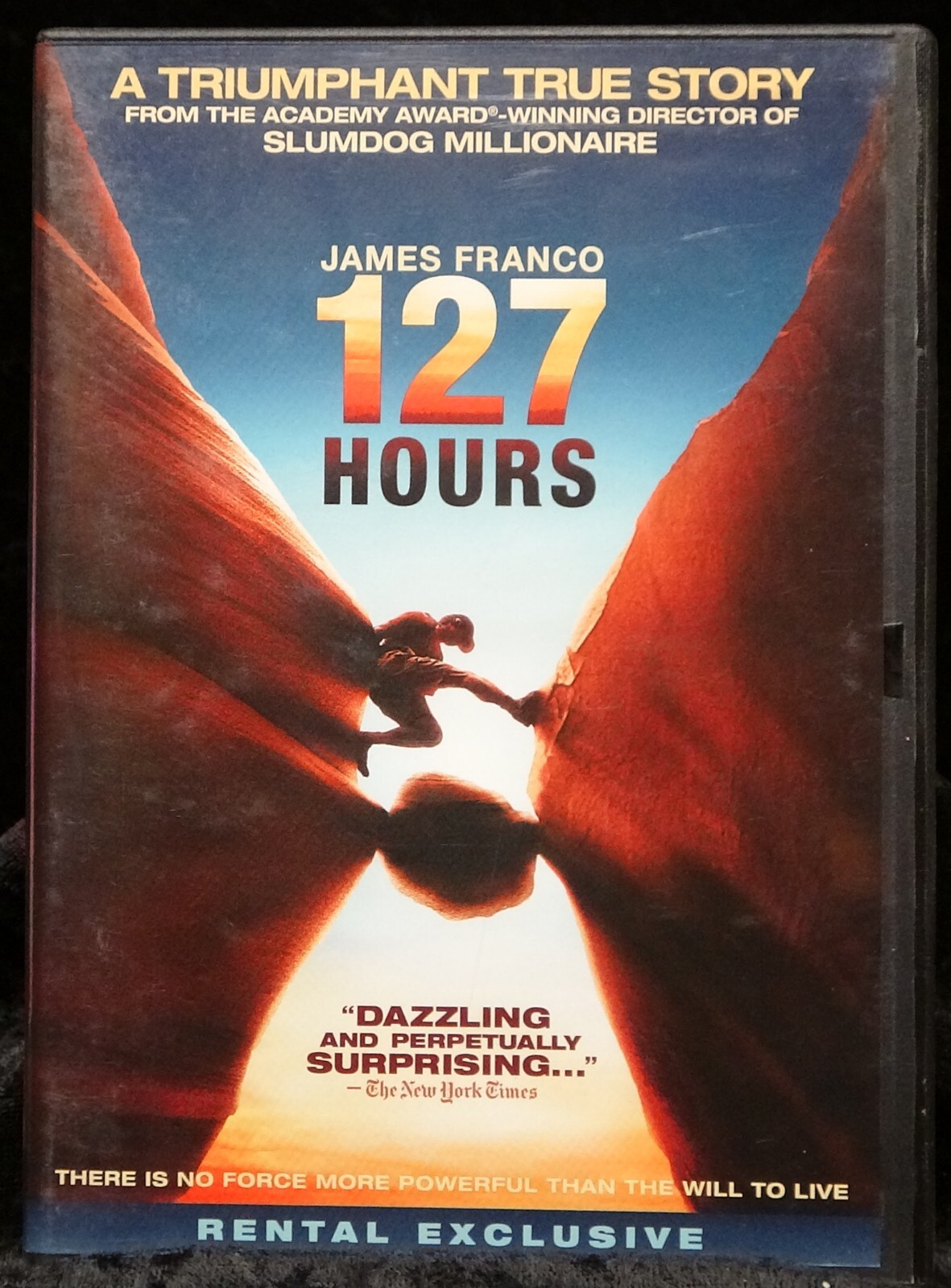 127 Hours 📀 James Franco Amber Tamblyn Kate Mara Clémence Poésy True Story DVD