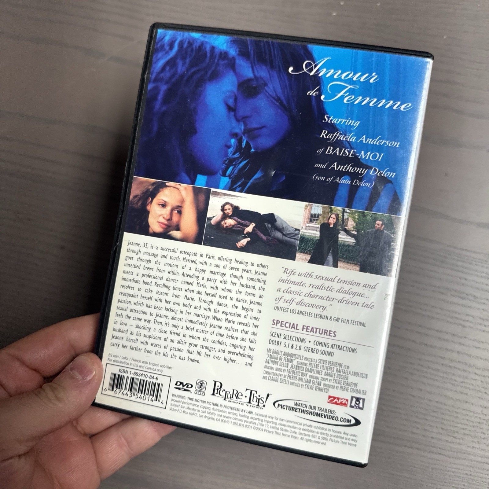 Amour De Femme (DVD, 2001) Oop LGBT Lesbian Drama Tested
