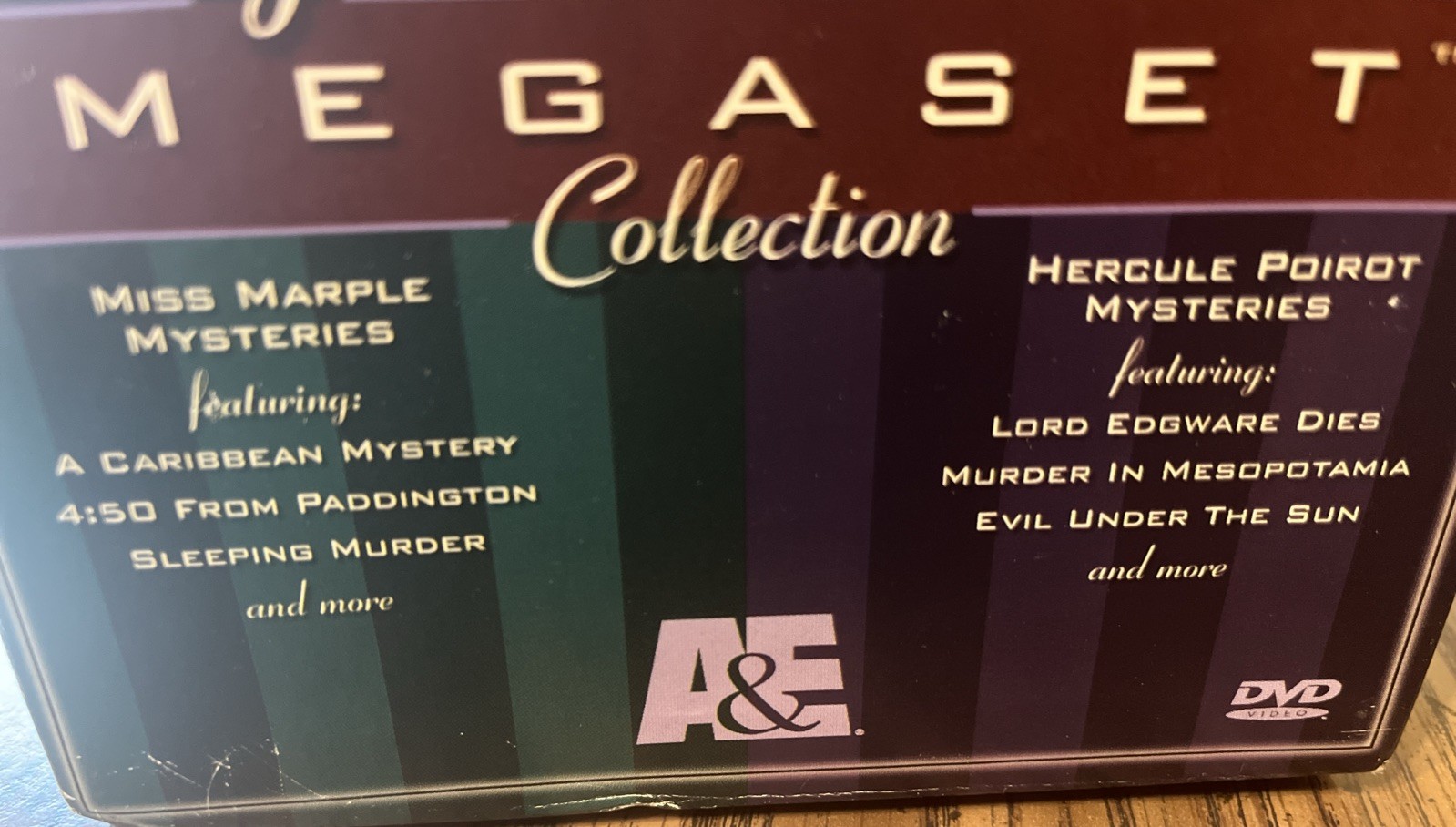 Agatha Christie MegaSet–Nine DVD’s (5 Miss Marple, 9 H. Poirot–13 mysteries!)
