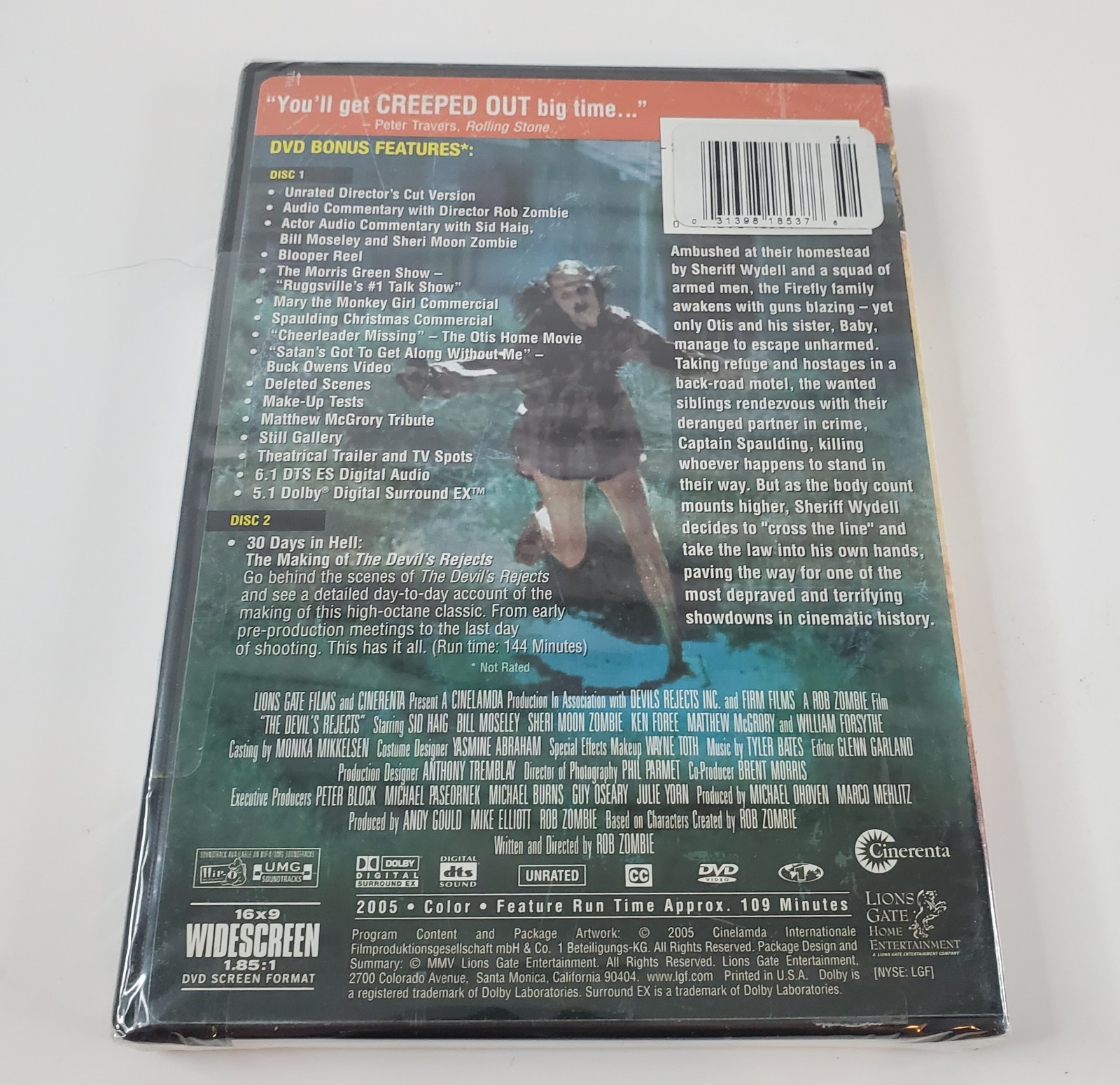 The Devil’s Rejects 2005 2 DVD SET Unrated Director’s Cut Rob Zombie NEW SEALED