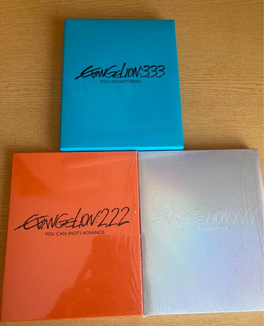 Rebuild of EVANGELION 1.11 2.22 3.33 Blu-ray Set of 3[Excellent] Japan