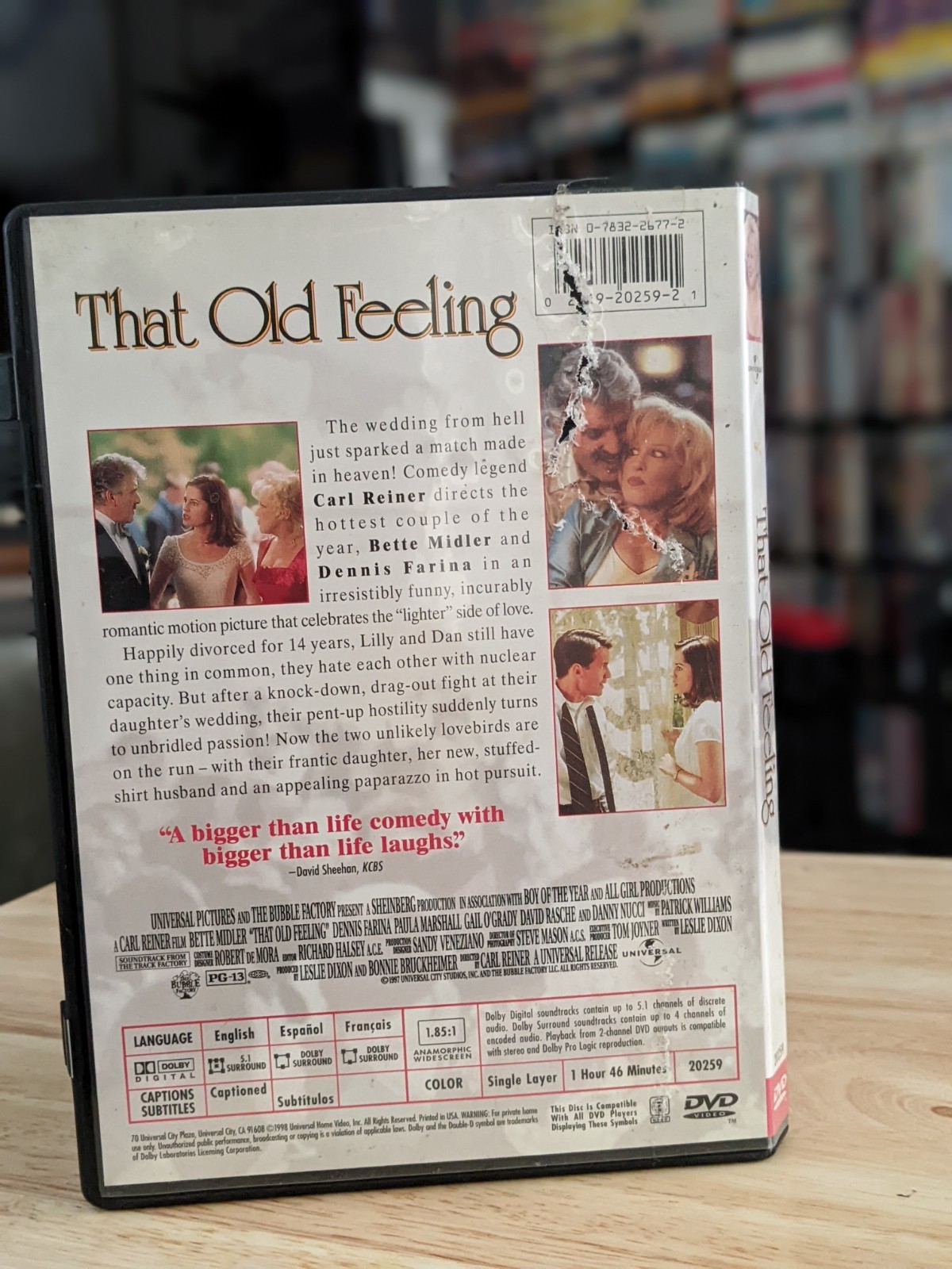 That Old Feeling (DVD, 1997) SEE DESCRIPTION