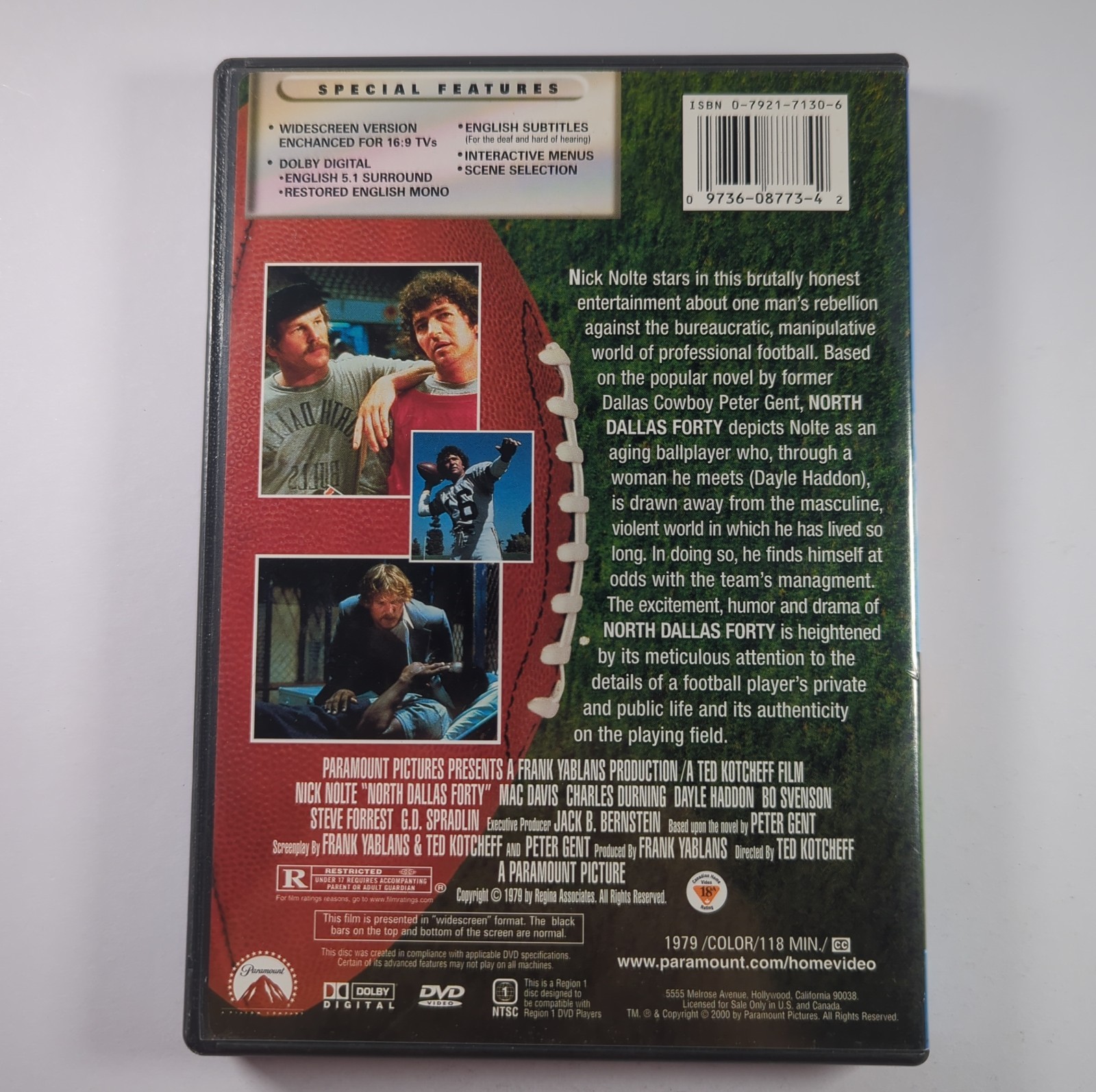 North Dallas Forty DVD 1979 Nick Nolte Mac Davis Football Sports Comedy Drama