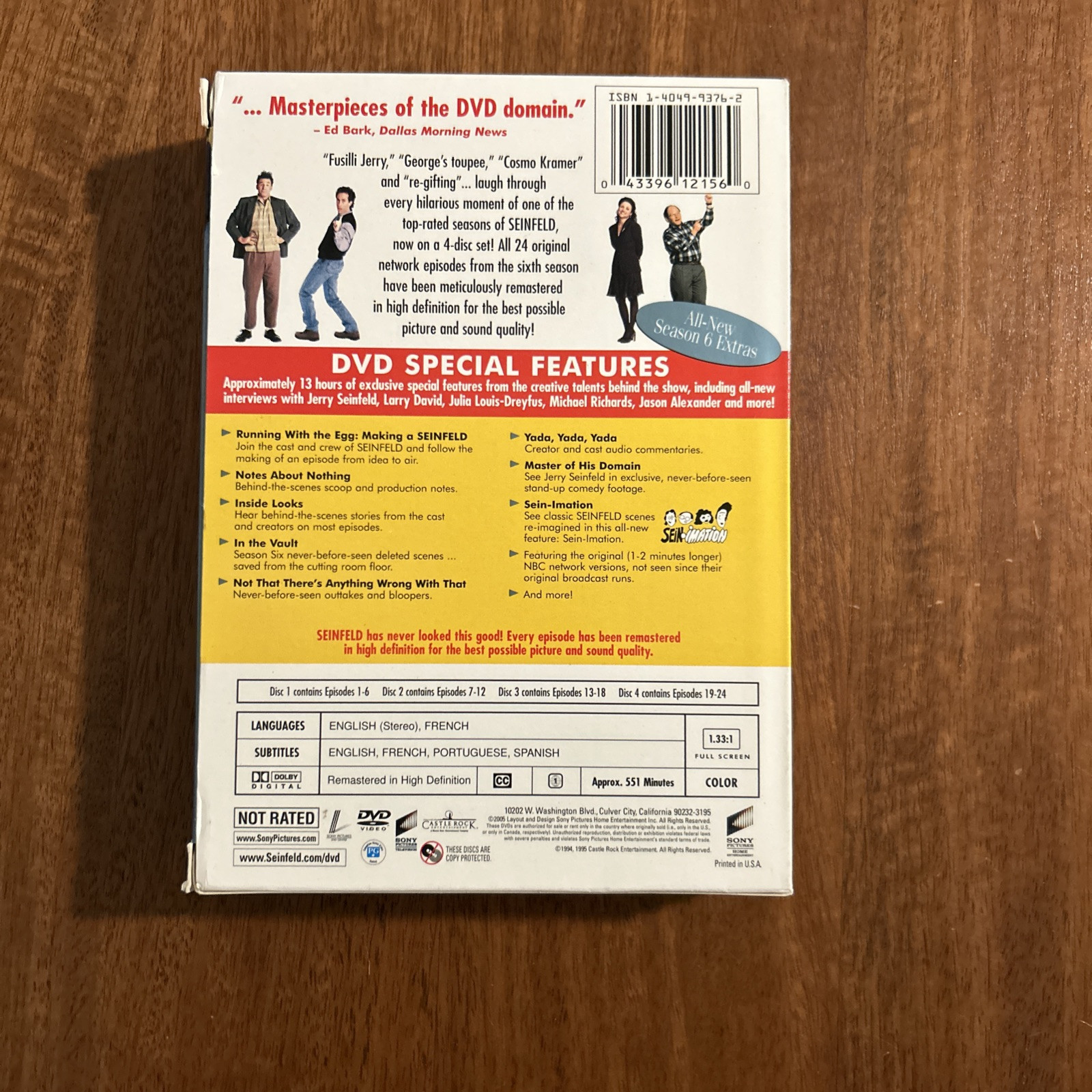 Seinfeld DVD Season 1-9 Complete Series