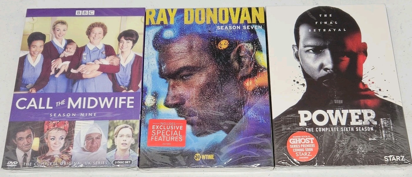 Dvd Season Lot Ray Donovan Season 7, Power 6 Ghost, Call The Midwife Season 9