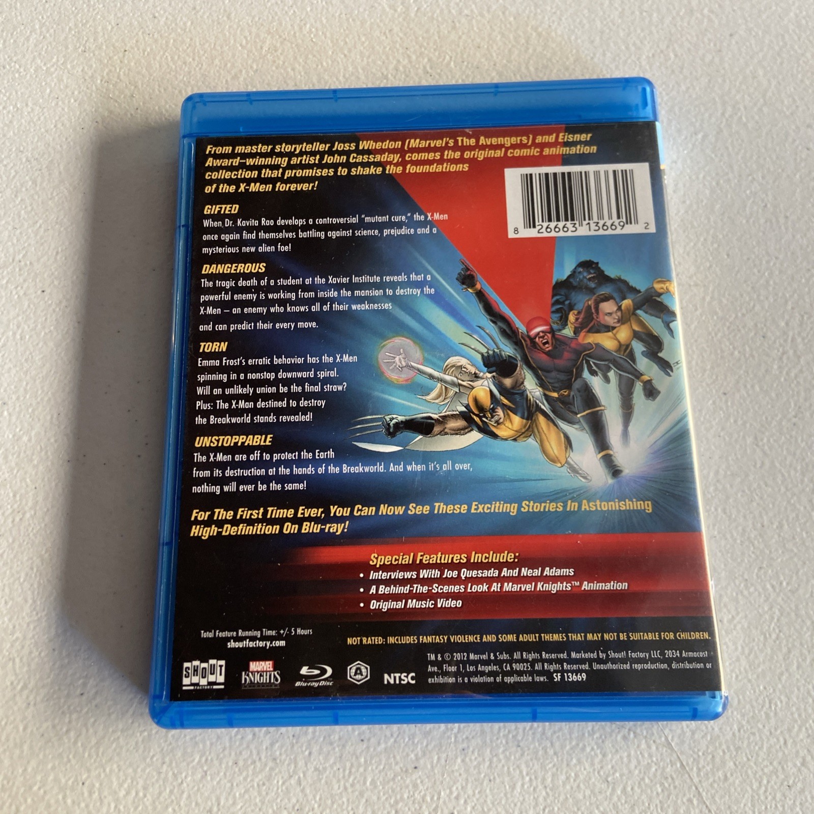 Marvel Knights: Astonishing X-MEN (Bluray 2 Discs 2012) Animated