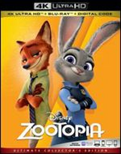 Zootopia [Includes Digital Copy] [4K Ultra HD Blu-ray/Blu-ray] by Byron Howard