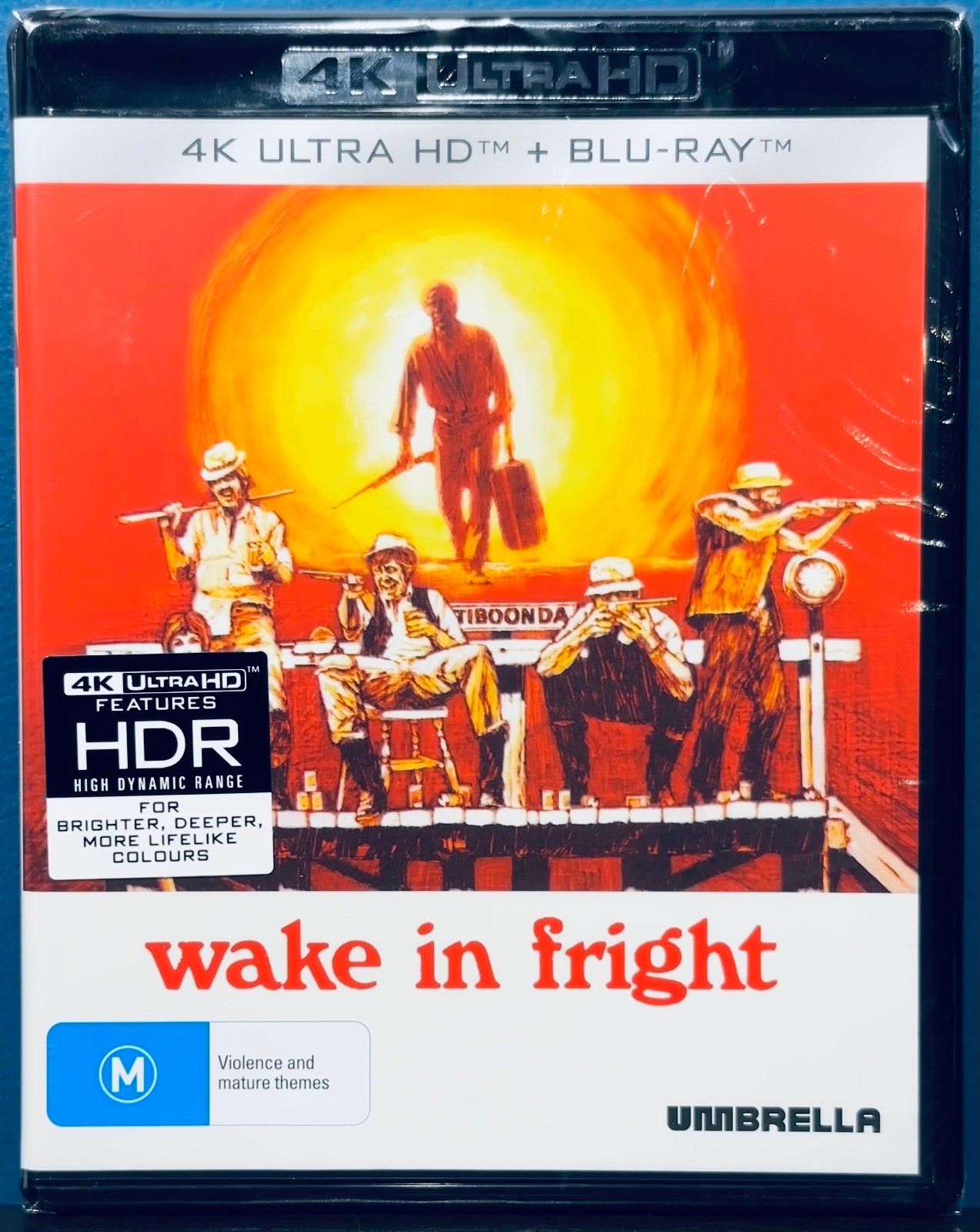 Wake in Fright (1973) Umbrella 4K UHD disc / Blu-ray Kotcheff Pleasence