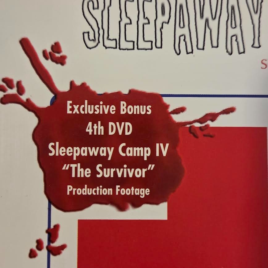 SLEEPAWAY CAMP Survival Kit DVD, 2002, 4 Disc Set with Brochure & Bonus 4th DVD