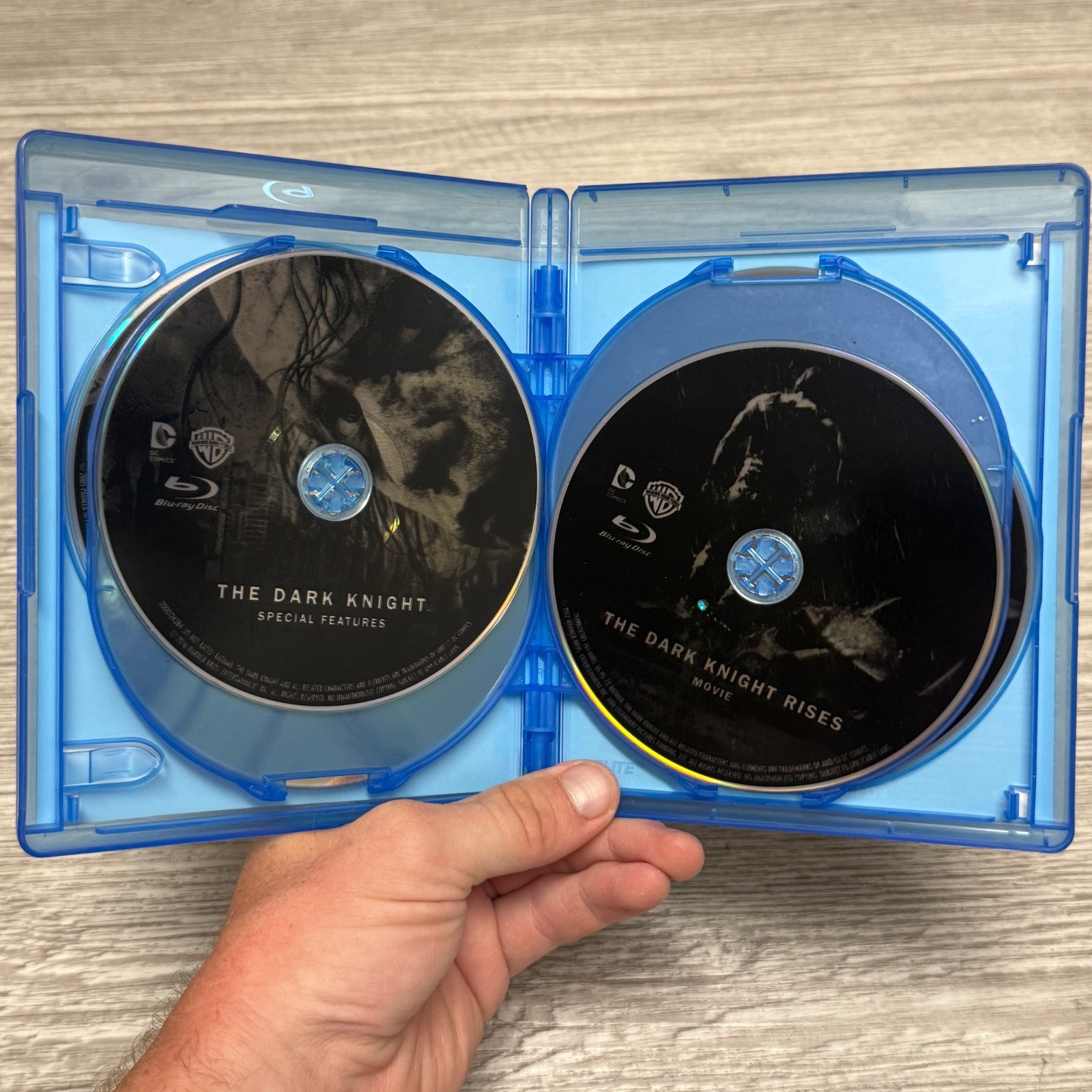 The Dark Knight Trilogy (Blu-ray 6 Disc, 2016, Special Edition) Christian Bale