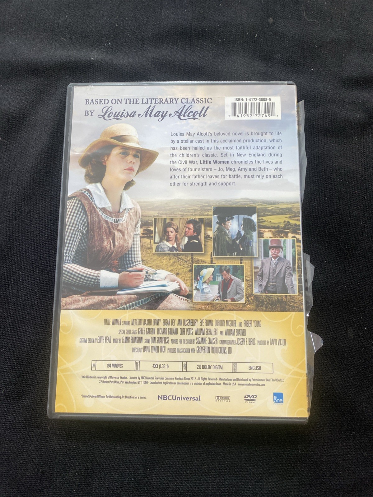 Little Women DVD, 1978 NBC TV Miniseries, Meredith Baxter Birney, Susan Dey