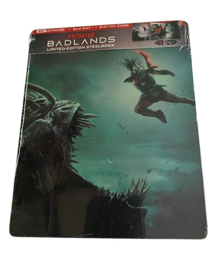 Predator Badlands 4K-UHD Blu-ray Steelbook Limited Edition Elle Fanning Sci Fi