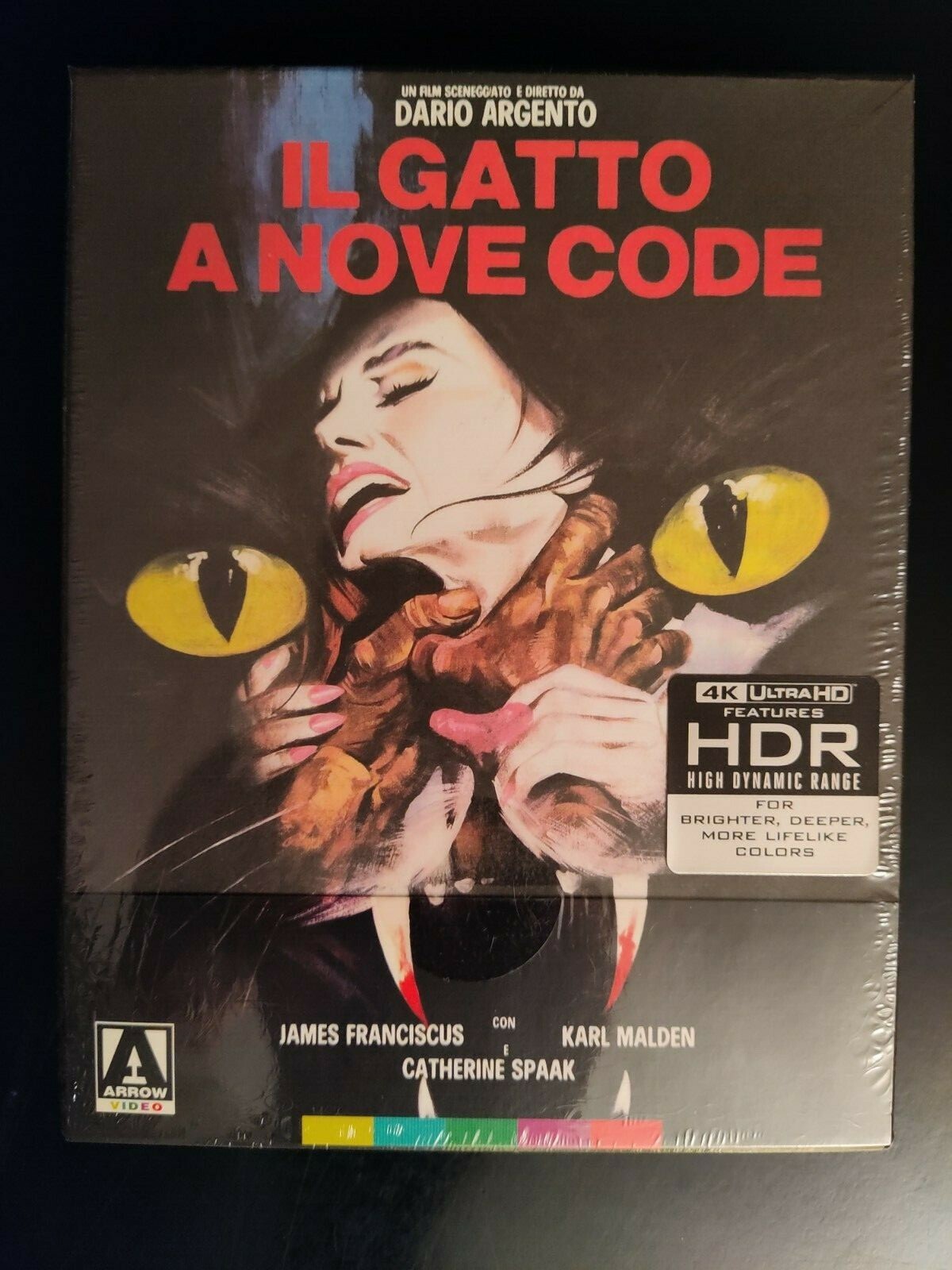 The Cat O Nine Tails Arte Originale 4k UHD Limited Edition Arrow NEW Sealed