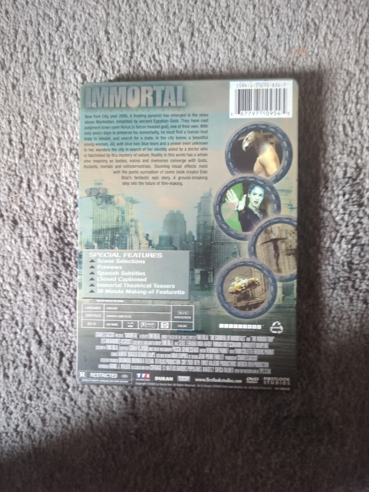 Immortal Steelbook Thomas Kretschmann, Frederic Pierrot. cyberpunk dystopian