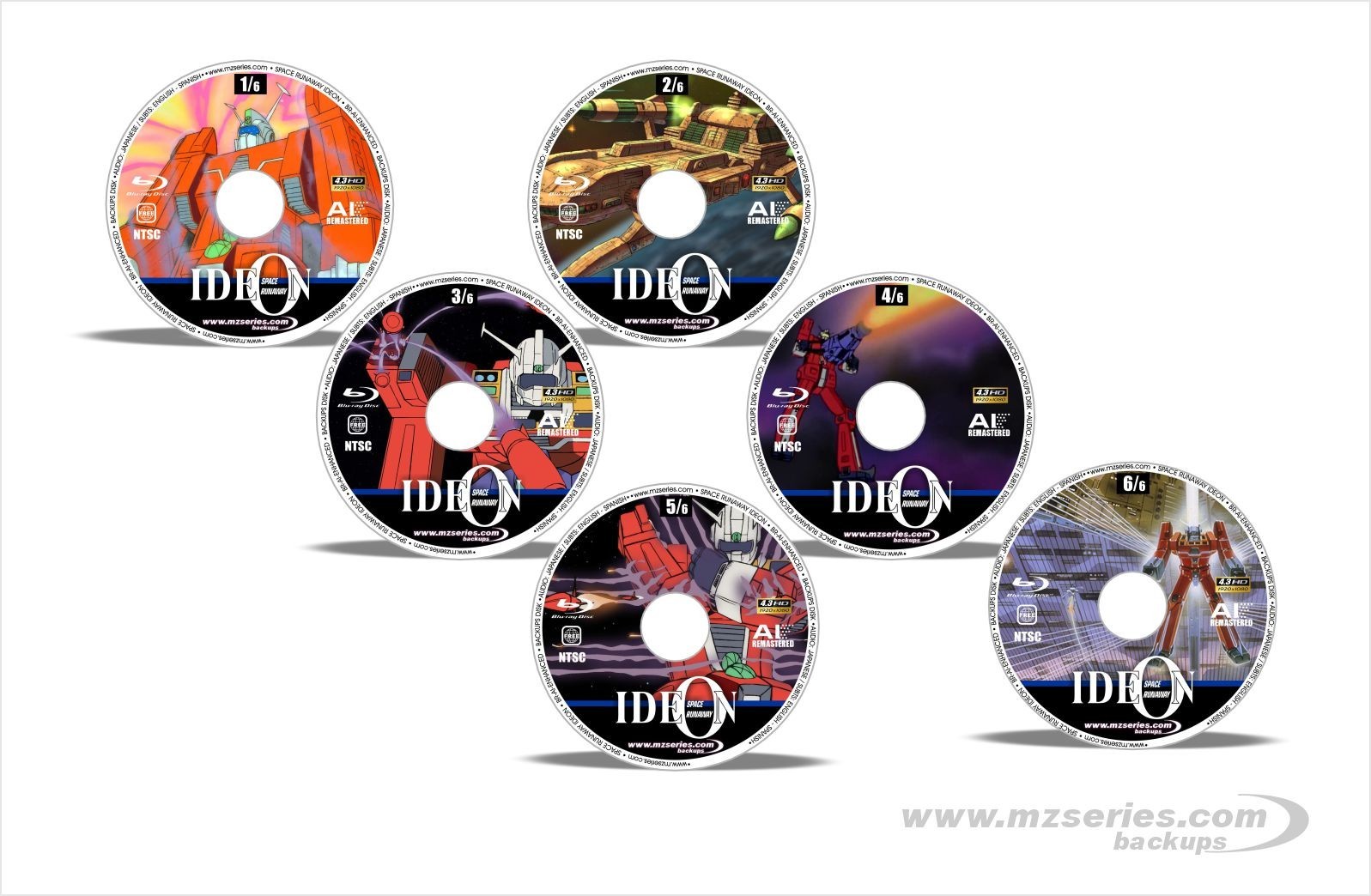 Space Runaway Ideon Collection | MZ Collection | TV Series + Movies