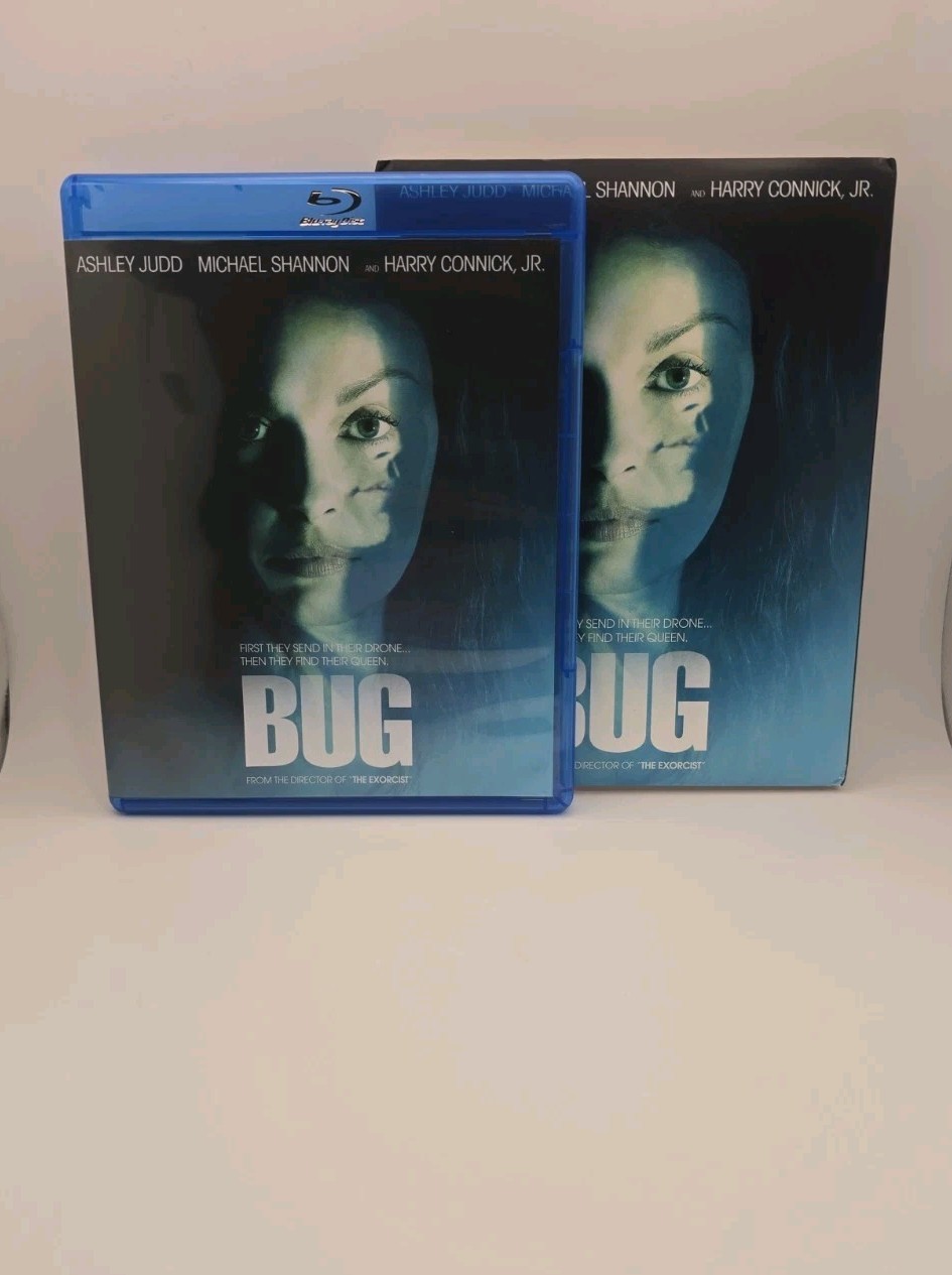 Bug (2006) Blu-ray With Slipcover ~ Kino Lorber ~ Ashley Judd, Harry Connick Jr