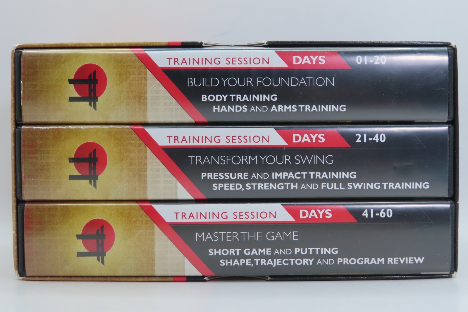 Like New – Tathata Golf 60 Day Training Program DVD Box Set 01-60 30 Discs