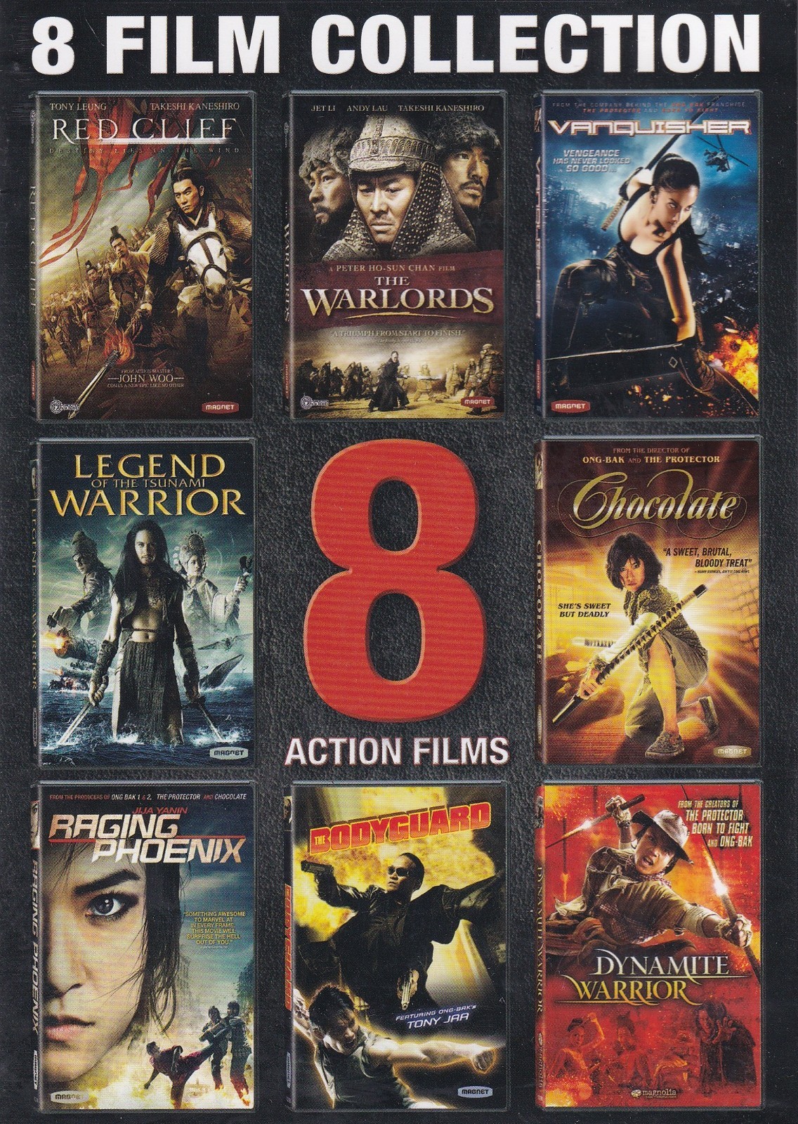 ACTION-8 FEATURE FILM COLLECTION (3-DISC DVD) [3EBOX7]