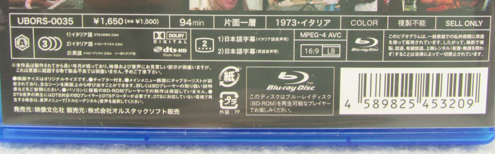 *REGION A* TORSO Blu-ray 1973 Horror Italian & English Audio + Japanese Subs