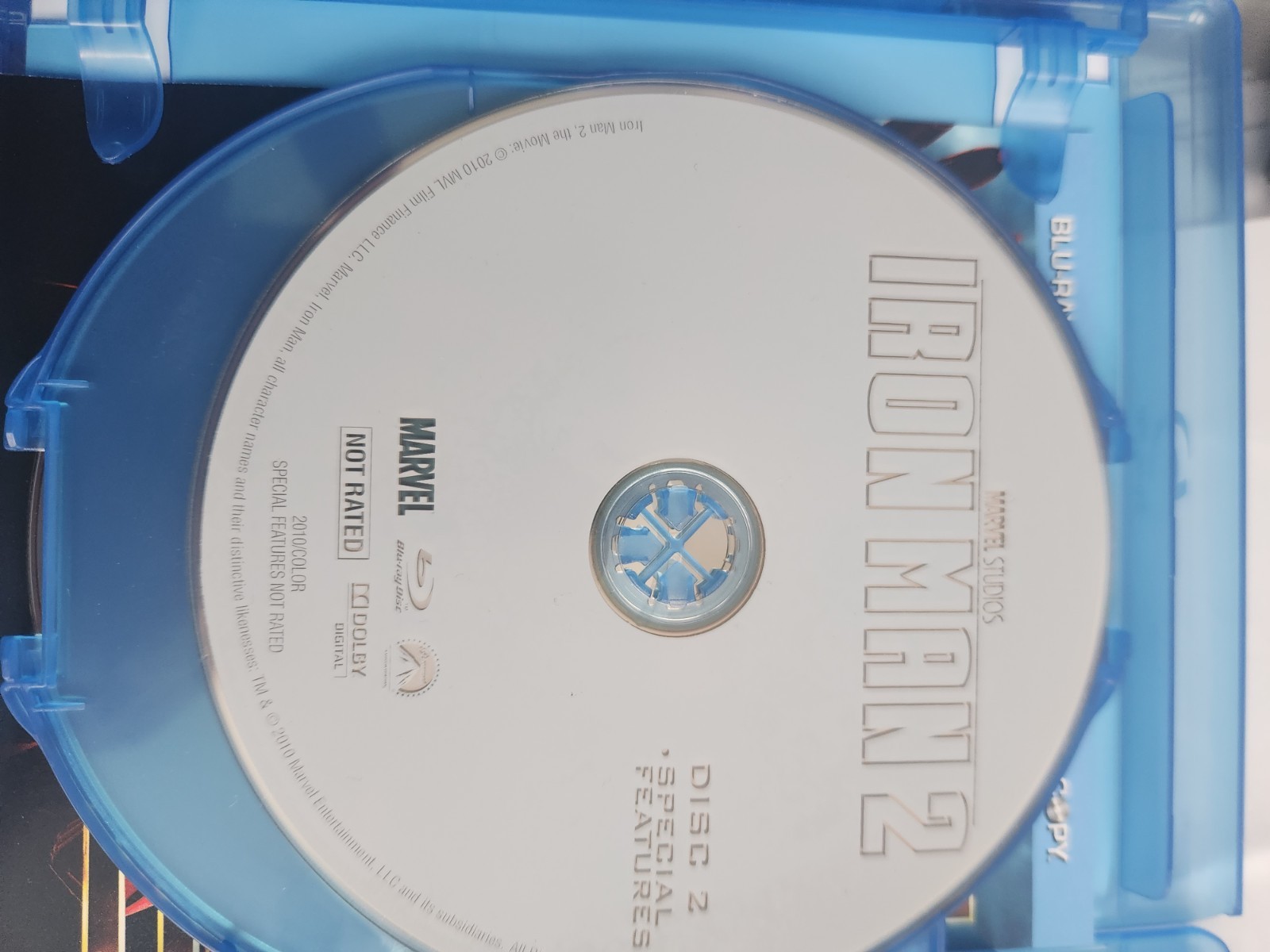 Marvel Studios Iron Man 2 Blu-ray + DVD + Digital Copy 3-Disc PG-13