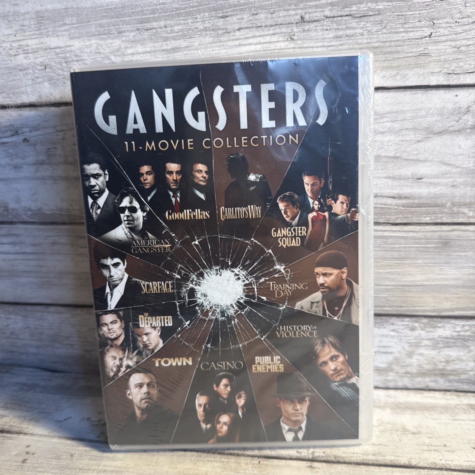 New! Gangsters 11-Movie Collection (DVD 2025) Goodfellas Casino Scarface + More