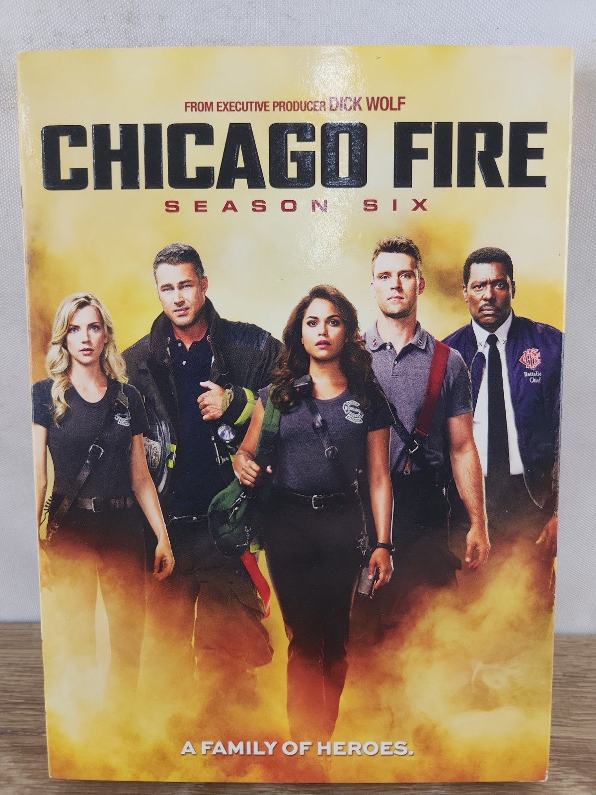 Chicago Fire Season Six DVD Jesse Spencer NEW/SEALED (Tear/cut Over UPC)
