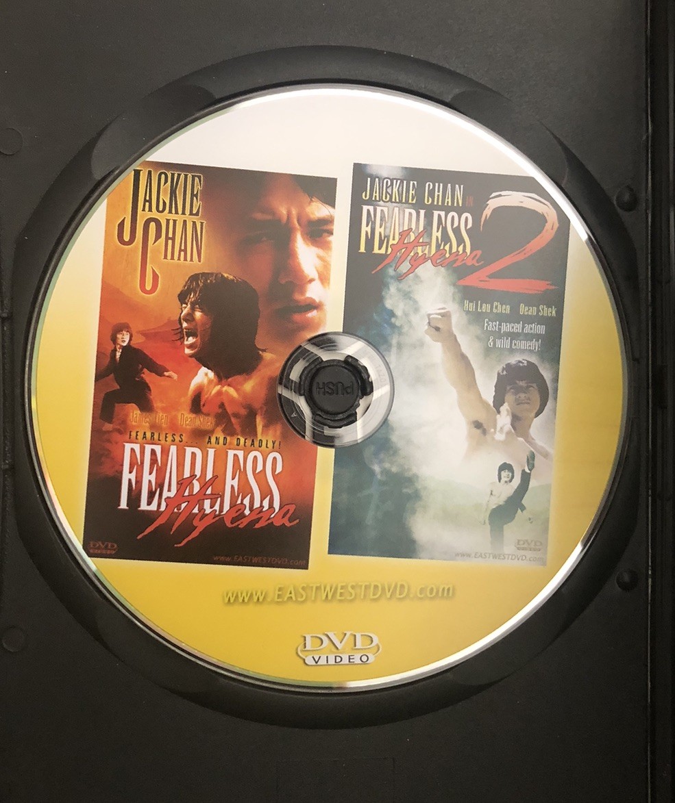 Fearless Hyena 1 & 2 The Movie – DVD Collection – Jackie Chan – Slim Case – VG