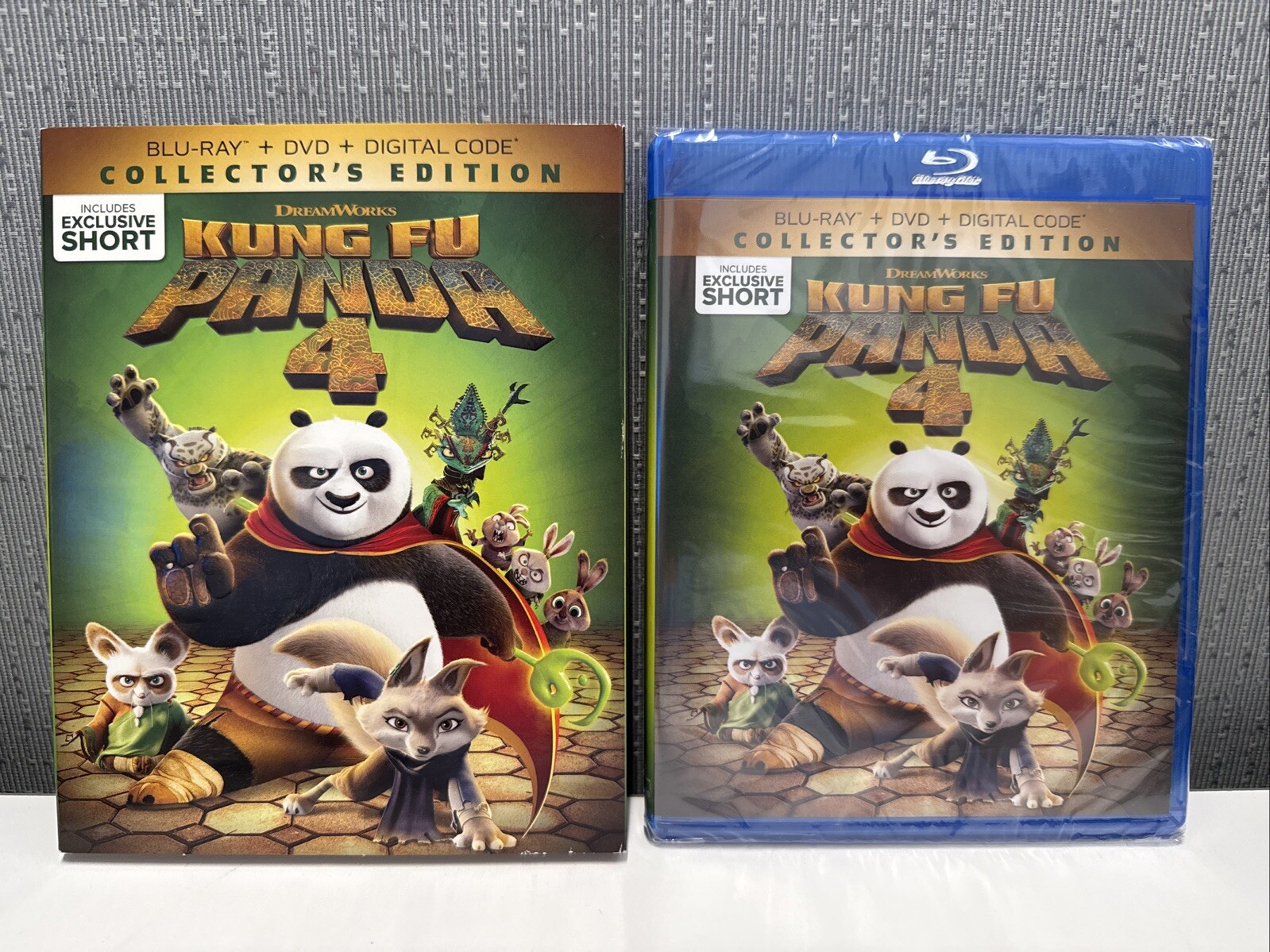 Kung Fu Panda 4 Collector’s Edition on Blu-ray + DVD + Digital Code New
