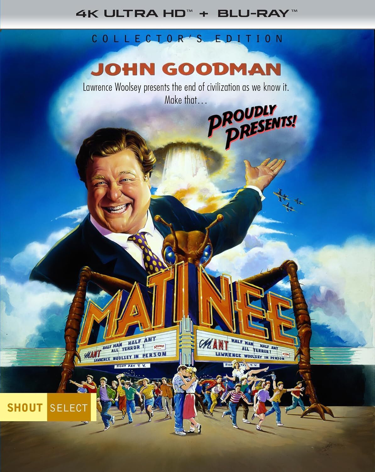Matinee (Collectors Edition 4K UHD + Blu-Ray) w/ Slipcover – NEW!