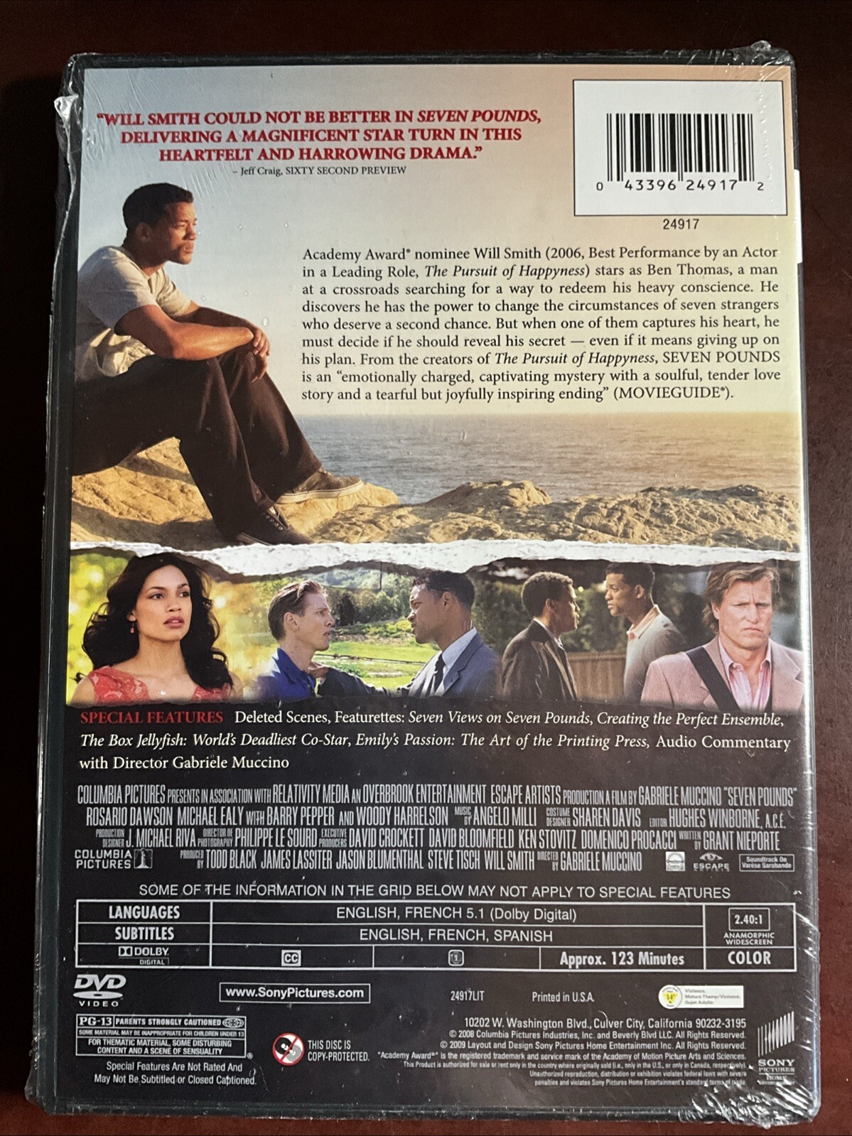Seven Pounds (DVD, 2008)