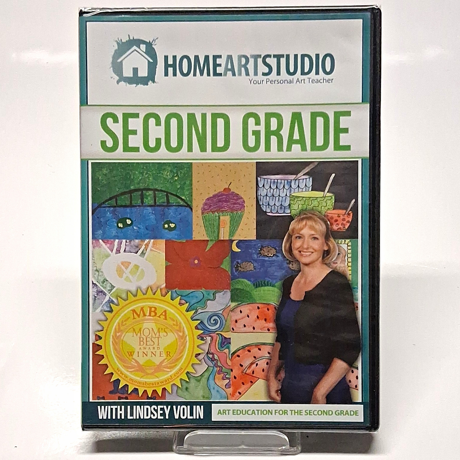 Home Art Studio: Second Grade DVD WS Lindsey Volin 2012 171m Burning Oak