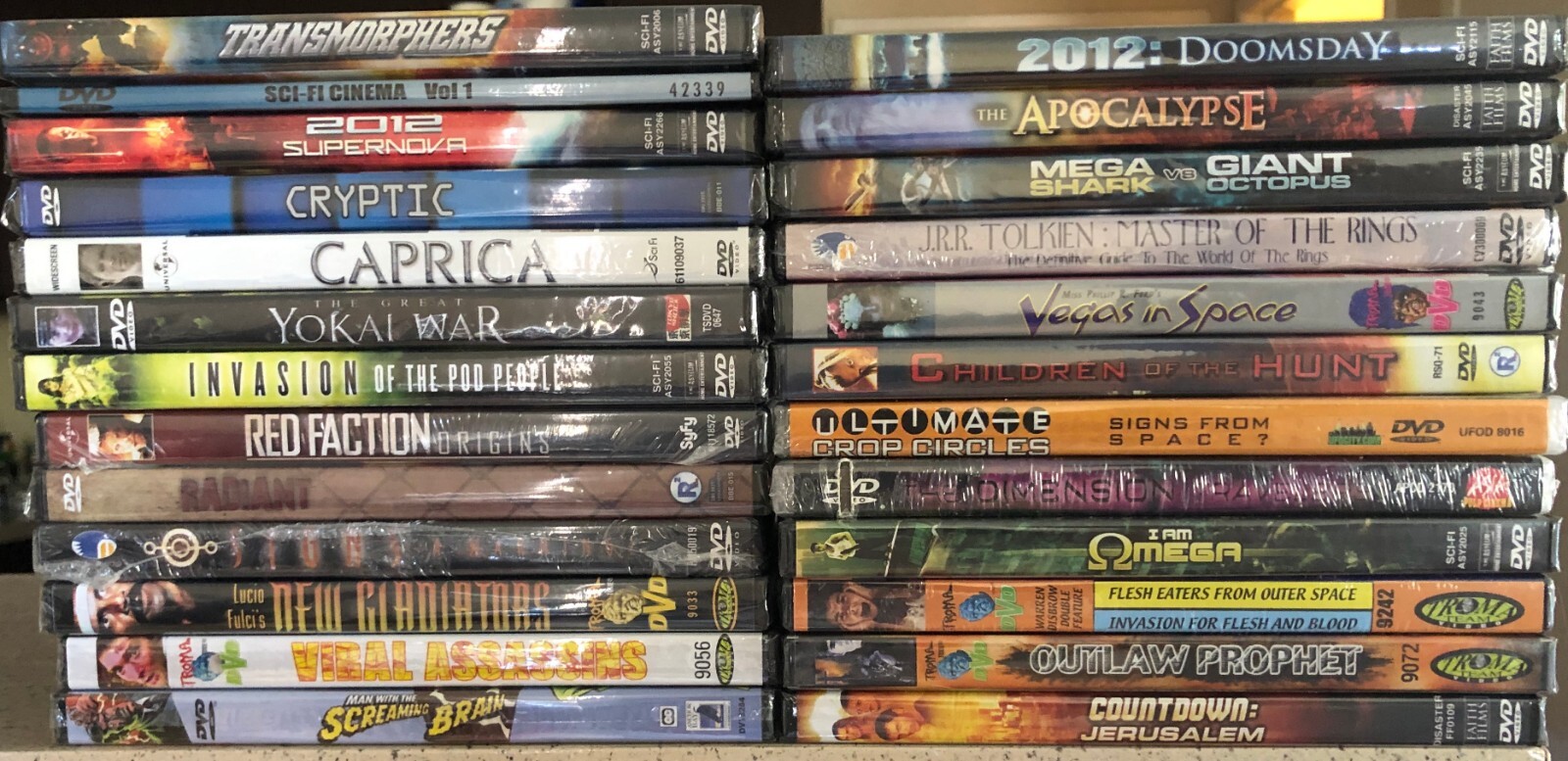 Inventory liquidation Wholesale Lot of 100 New DVD Assorted Bulk No Dups Nice 1!