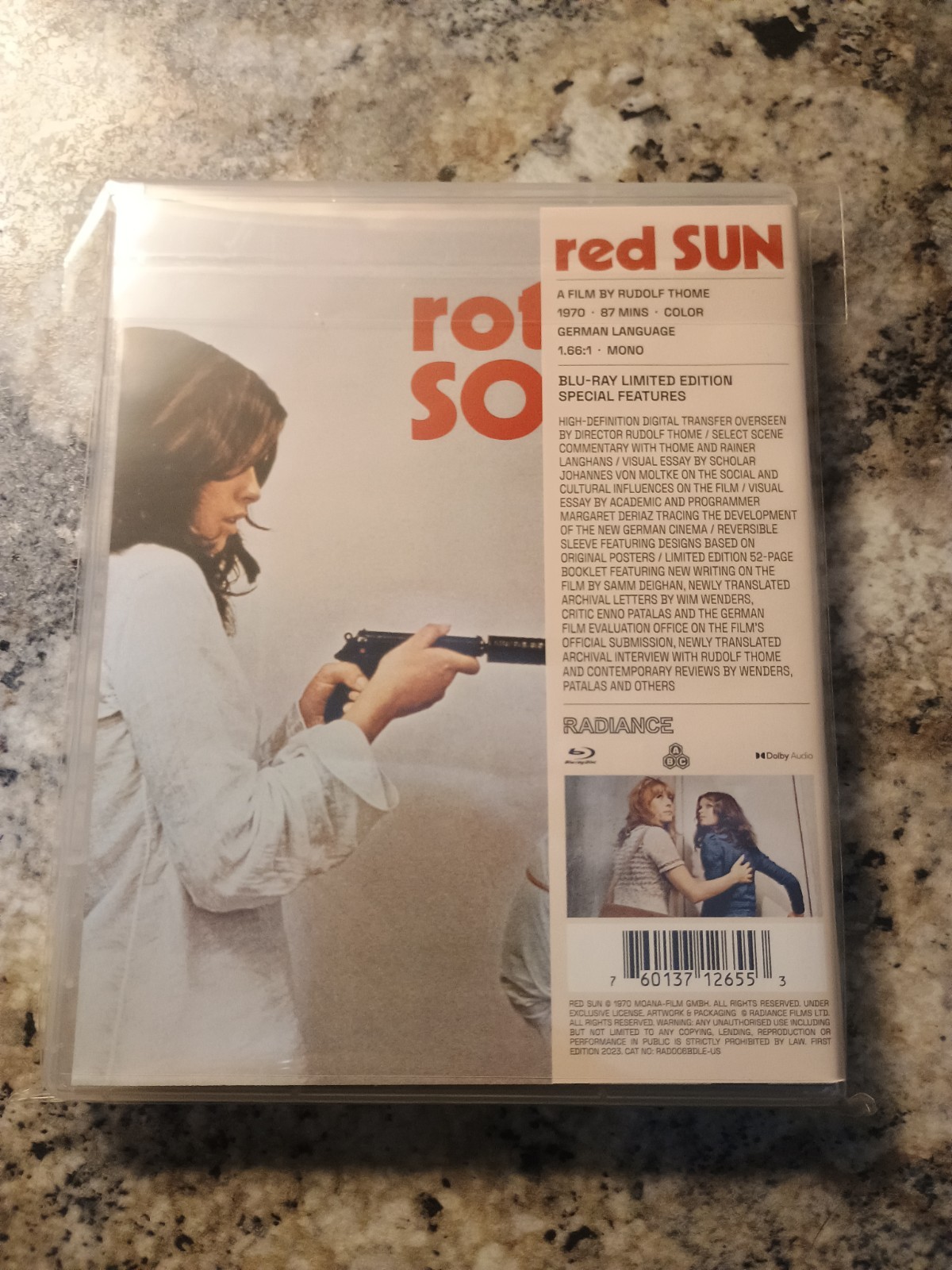 Red Sun Blu-ray Limited Edition Radiance Films OOP