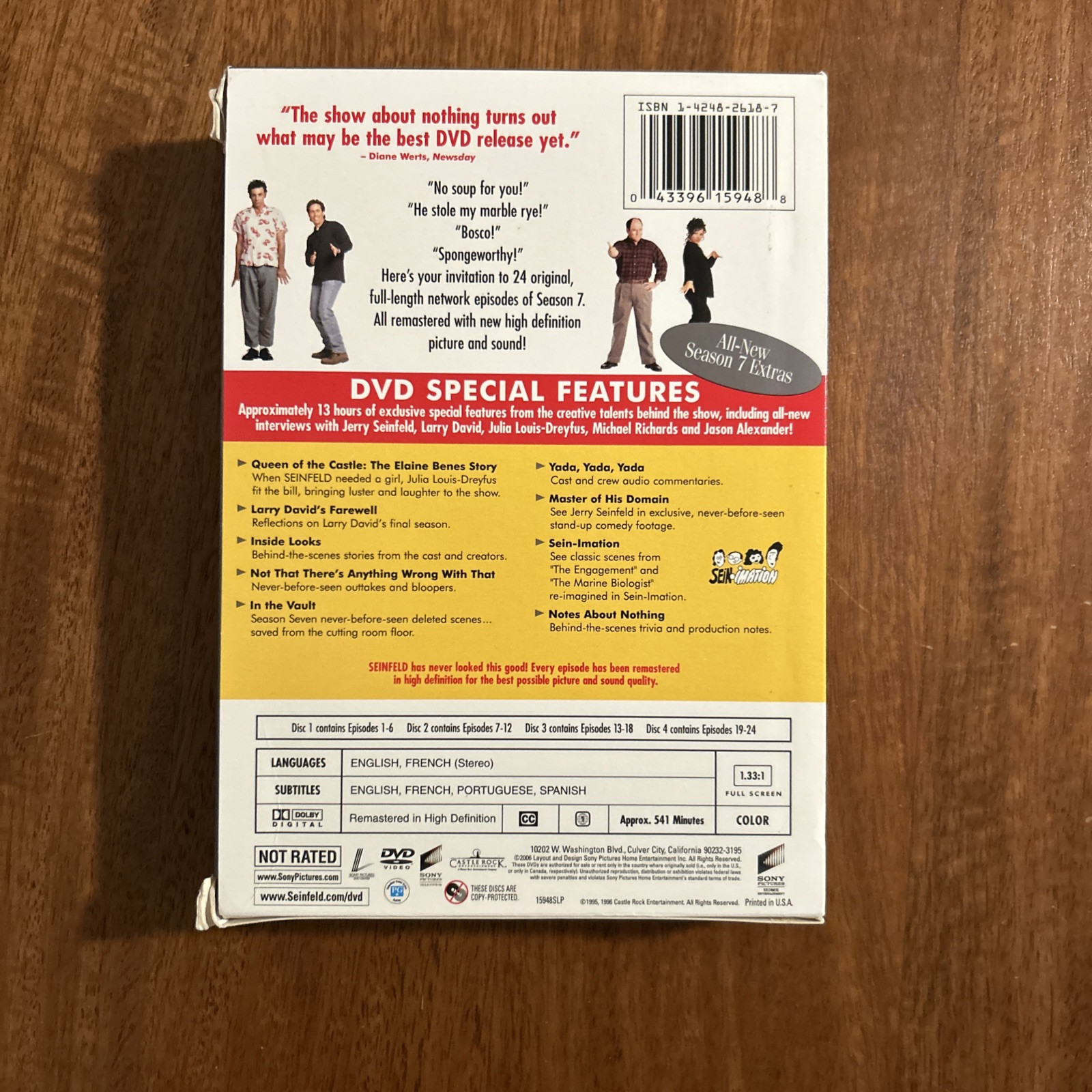 Seinfeld DVD Season 1-9 Complete Series