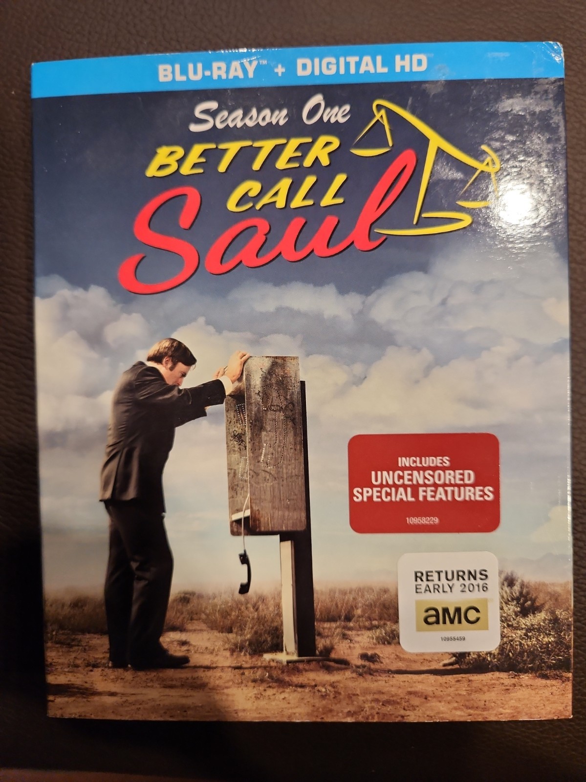Better Call Saul: Season One (Blu-ray, 2015) With Slipcover