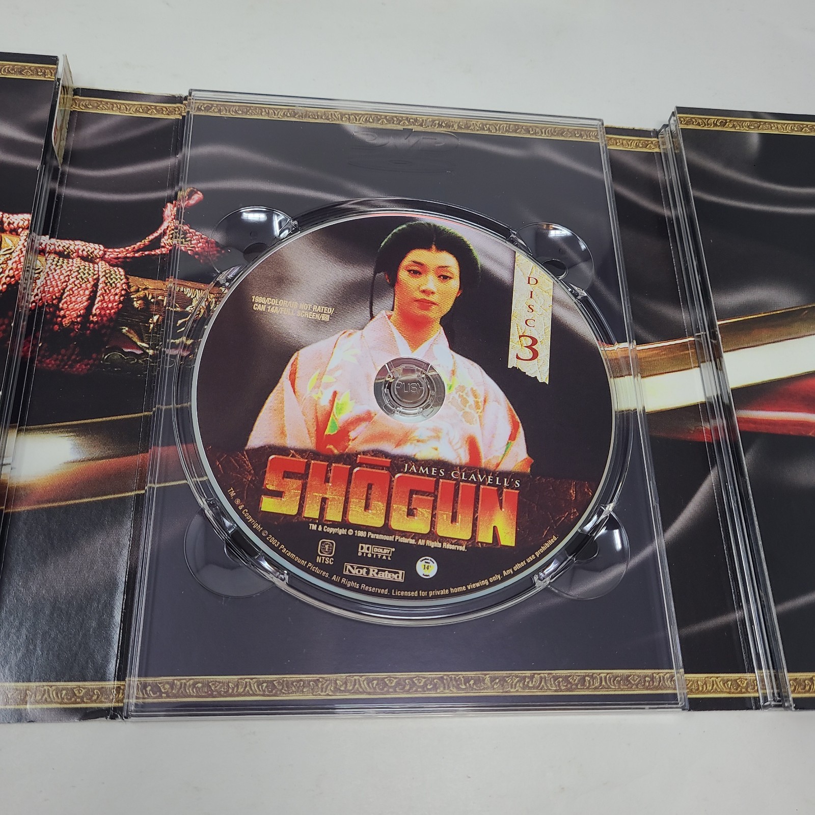 James Clavell’s Shogun TV Mini Series 5-Disc DVD Set 1980 OOP