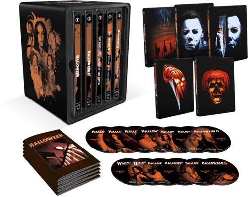 Halloween I-V (1978-1989) (Steelbook) [New 4K UHD Blu-ray] Ltd Ed, With Blu-Ra
