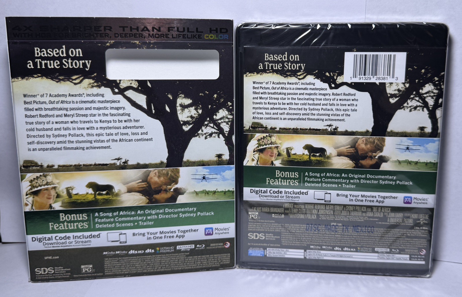 Out of Africa – 4K Ultra HD + Blu-ray + Digital w/slipcover