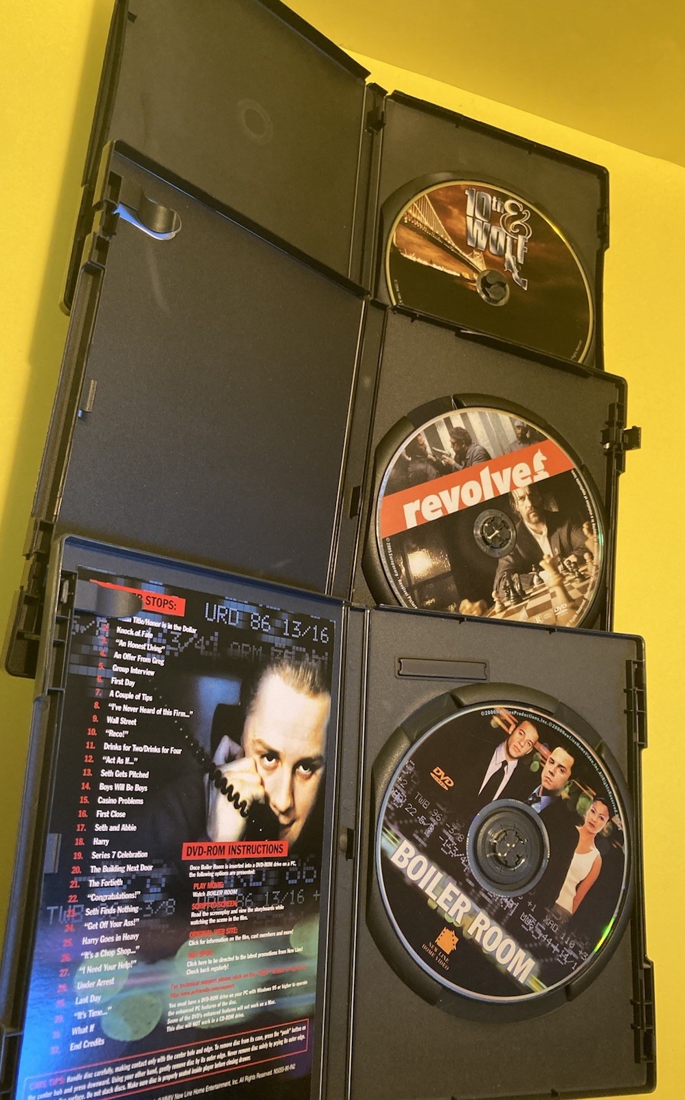 6 GANGSTER CRIME MOVIES (DVD Lot) Drama Thriller Revolver Live By Night Mafia