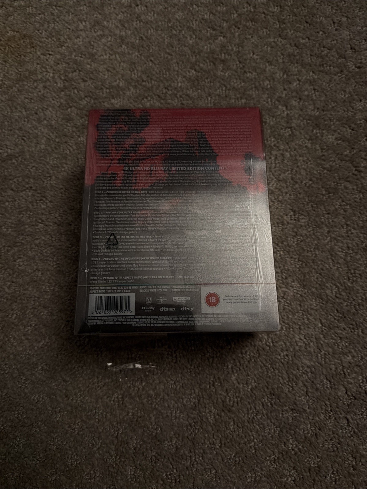 Arrow Psycho Collection (Includes Poster, Postcards, and Book) (Ultra HD)