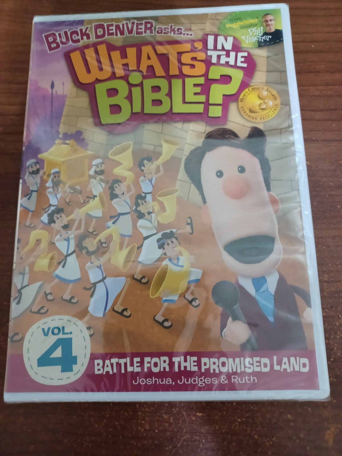 📀NEW📀 WHAT’S IN THE BIBLE Vol 4 Battle For Promised Land (DVD & Art ONLY) Read