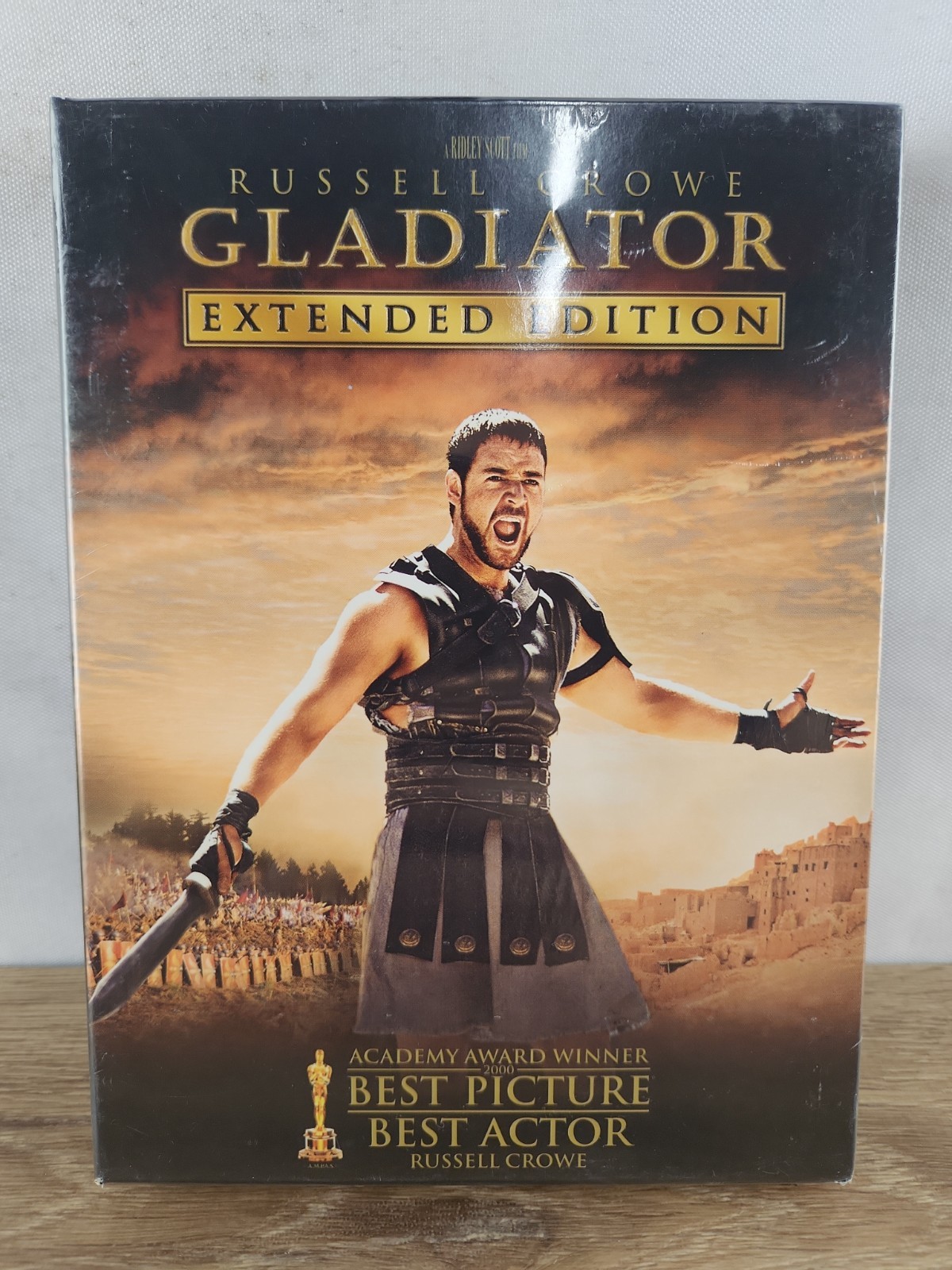 Gladiator Extended Edition 3-Disc DVD Russell Crowe NEW Sealed Box Set