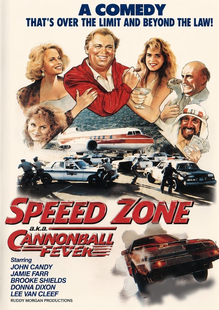 Speed Zone AKA Cannonball Fever (1989) John Candy DVD-R MOD Comedy