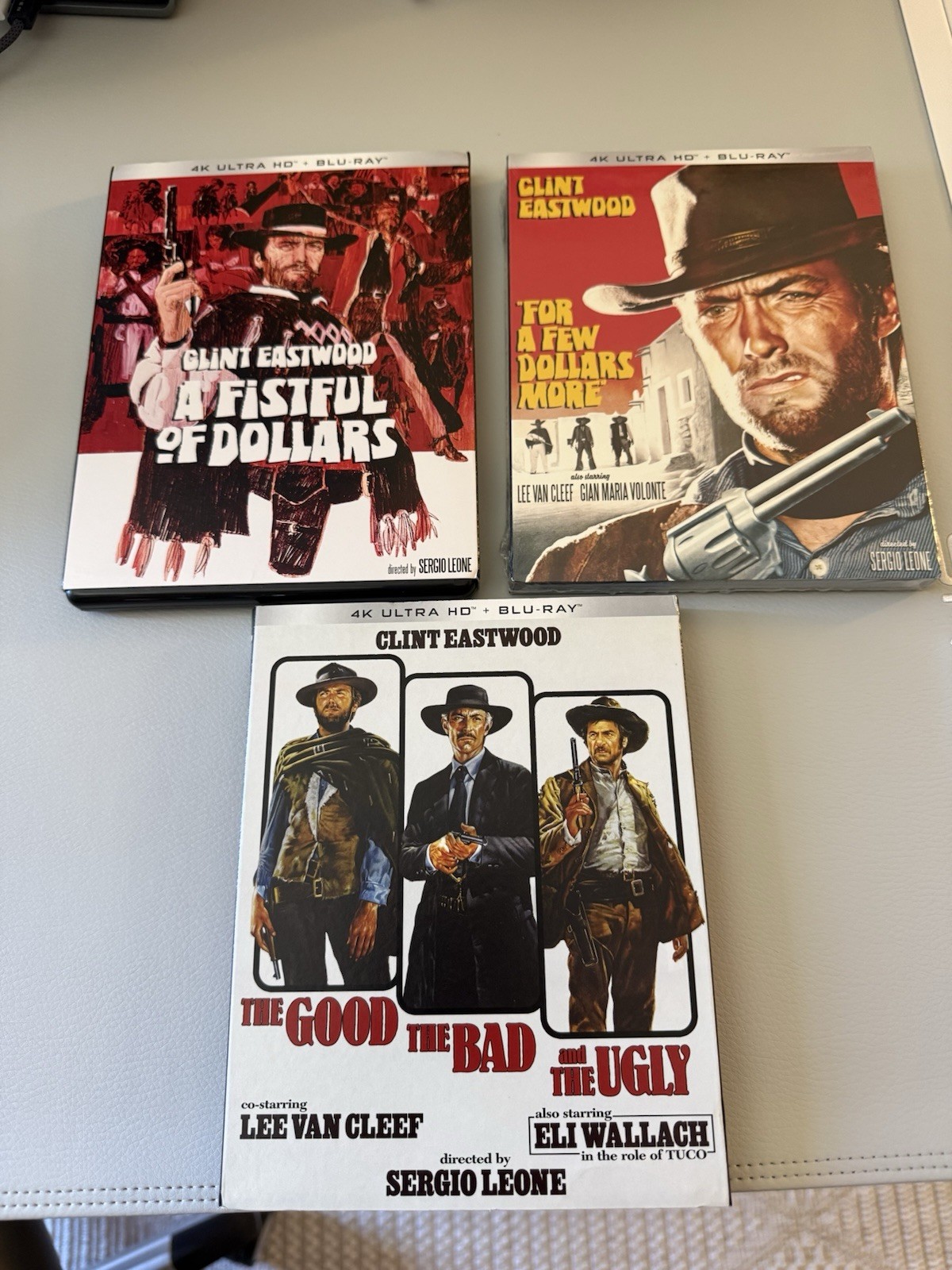 The Man With No Name / Dollars Trilogy 4k With Rare OOP Slipcovers [Kino Lorber]
