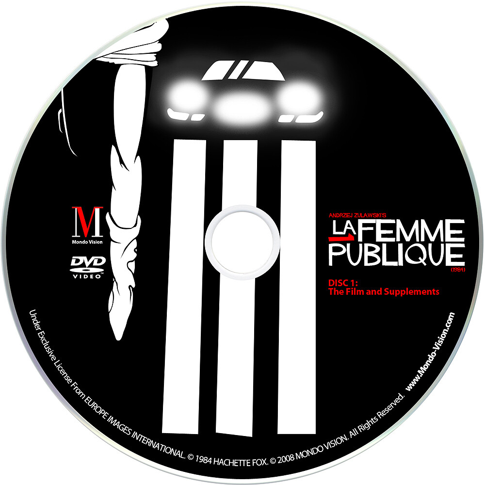 Zulawski La Femme Publique 2Disc Limited Edition DVD Box 2000 Sets Mondo Vision