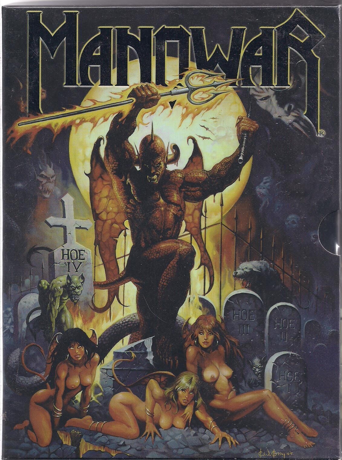 2 DVD + CD SET (3 pcs) MANOWAR HELL ON EARTH PART 4 BRAND NEW SEALED