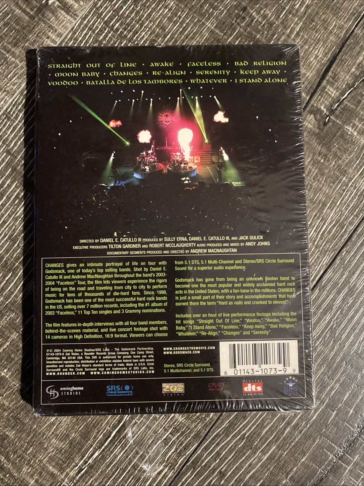 Godsmack Changes (DVD, 2004) DigiPack Hevay Metal New Factory Sealed